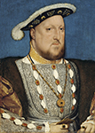 Hans Holbein the Younger Portrait of Henry VIII, King of England (1491-1547). c.1537 oil painting reproduction