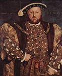 Hans Holbein the Younger Portrait of Henry VIII. c.1570-99. After Hans Holbein the Younger oil painting reproduction