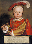 Hans Holbein the Younger Portrait of Prince Edward, later King Edward VI of England. c.1538 oil painting reproduction