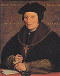 Hans Holbein the Younger Portrait of Sir Brian Tuke. c.1533-35 oil painting reproduction