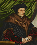 Hans Holbein the Younger Sir Thomas More. 1527 oil painting reproduction