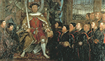 Hans Holbein the Younger Henry VIII and the Barber Surgeons. c.1543 oil painting reproduction