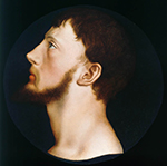 Hans Holbein the Younger Portrait of Sir Thomas Wyatt the Younger (1521 - 1554). 1542-43 oil painting reproduction