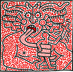 Keith Haring Untitled 1983 oil painting reproduction