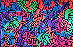 Keith Haring Untitled 1985 oil painting reproduction