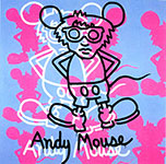 Keith Haring Andy Mouse oil painting reproduction