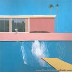 David Hockney A Bigger Splash oil painting reproduction