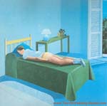 David Hockney The Room Tarzana oil painting reproduction