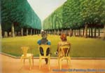 David Hockney Les Parc des sources Vichy oil painting reproduction