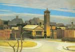 Edward Hopper November, Washington Square oil painting reproduction