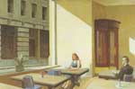 Edward Hopper Sunlight in a Cafeteria oil painting reproduction