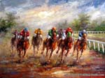 At Full Gallop painting for sale