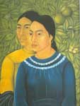 Frida Kahlo Two Women oil painting reproduction