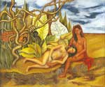 Frida Kahlo Two Nudes in a Forest oil painting reproduction