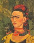 Frida Kahlo Self-Portrait with Monkey oil painting reproduction