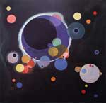 Wassily Kandinsky Several Circles oil painting reproduction