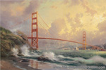 Thomas Kinkade Golden Gate San Francisco oil painting reproduction