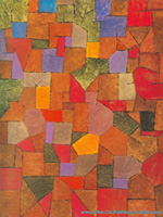 Paul Klee Mountain Village (Autumnal) oil painting reproduction