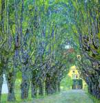 Gustave Klimt Avenue in the Park of Schloss Kammer oil painting reproduction