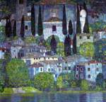 Gustave Klimt Church at Cassone oil painting reproduction