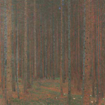 Gustave Klimt Pine Forest I oil painting reproduction