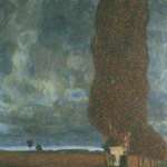 Gustave Klimt Tall Poplars II oil painting reproduction