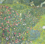 Gustave Klimt Italian Garden Landscape oil painting reproduction