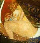 Gustave Klimt Danae oil painting reproduction