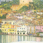 Gustave Klimt Malcesine on Lake Garda oil painting reproduction