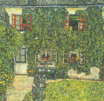 Gustave Klimt Foresters House in Weissenbach on the Attersee oil painting reproduction