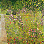 Gustave Klimt Orchard with Roses oil painting reproduction