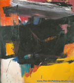 Franz Kline Red Canyon oil painting reproduction