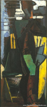 Franz Kline The Dancer oil painting reproduction