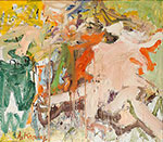 Willem De Kooning Two Figures in a Landscape oil painting reproduction