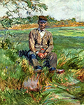 Henri Toulouse-Lautrec A Laborer at Celeyran oil painting reproduction