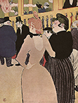 Henri Toulouse-Lautrec At the Moulin Rouge, La Goulue with Her Sister - 1892 oil painting reproduction