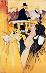 Henri Toulouse-Lautrec At the Opera Ball - 1893  oil painting reproduction