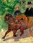 Henri Toulouse-Lautrec Cob Harnessed to a Cart - 1800 oil painting reproduction