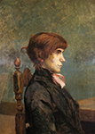 Henri Toulouse-Lautrec Jeanne Wenz - 1886 oil painting reproduction