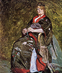 Henri Toulouse-Lautrec Lili Grenier in a Kimono - 1888 oil painting reproduction