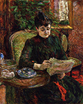 Henri Toulouse-Lautrec Madame Aline Gibert - 1887 oil painting reproduction