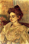 Henri Toulouse-Lautrec Mademoiselle Beatrice Tapie de Celeyran - 1897  oil painting reproduction