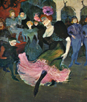 Henri Toulouse-Lautrec Marcelle Lender Dancing in the Bolero in 'Chilperic' - 1895 oil painting reproduction