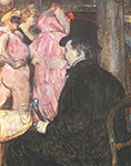 Henri Toulouse-Lautrec Maxime de Thomas at the Opera Ball - 1896 oil painting reproduction