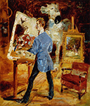 Henri Toulouse-Lautrec Princeteau in His Studio - 1881 oil painting reproduction