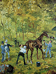 Henri Toulouse-Lautrec Souvenir d'Auteuil - 1881 oil painting reproduction