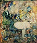 Henri Toulouse-Lautrec The Dancer in Her Dressing Room - 1885 oil painting reproduction