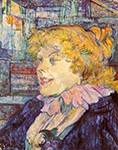 Henri Toulouse-Lautrec The English Girl from the 'Star'. Le Havre - 1899  oil painting reproduction
