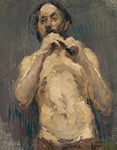 Henri Toulouse-Lautrec The Flute Player - 1884 oil painting reproduction