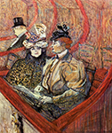 Henri Toulouse-Lautrec The Grand Tier - 1896-1897  oil painting reproduction